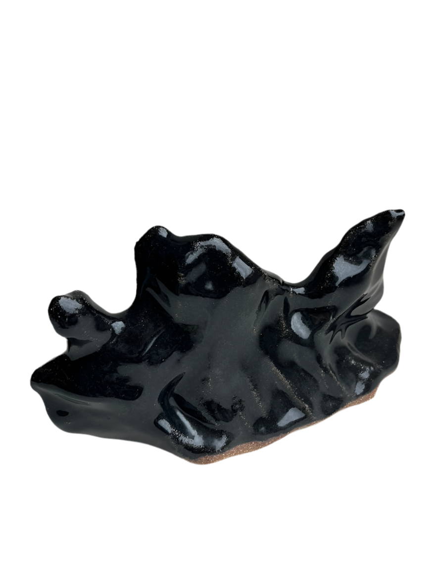 Skulptur af stentøjsler og glasur